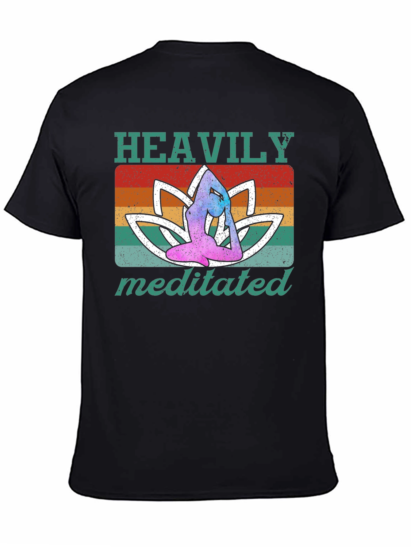 Heavily Meditated Yoga Graphic T-Shirt