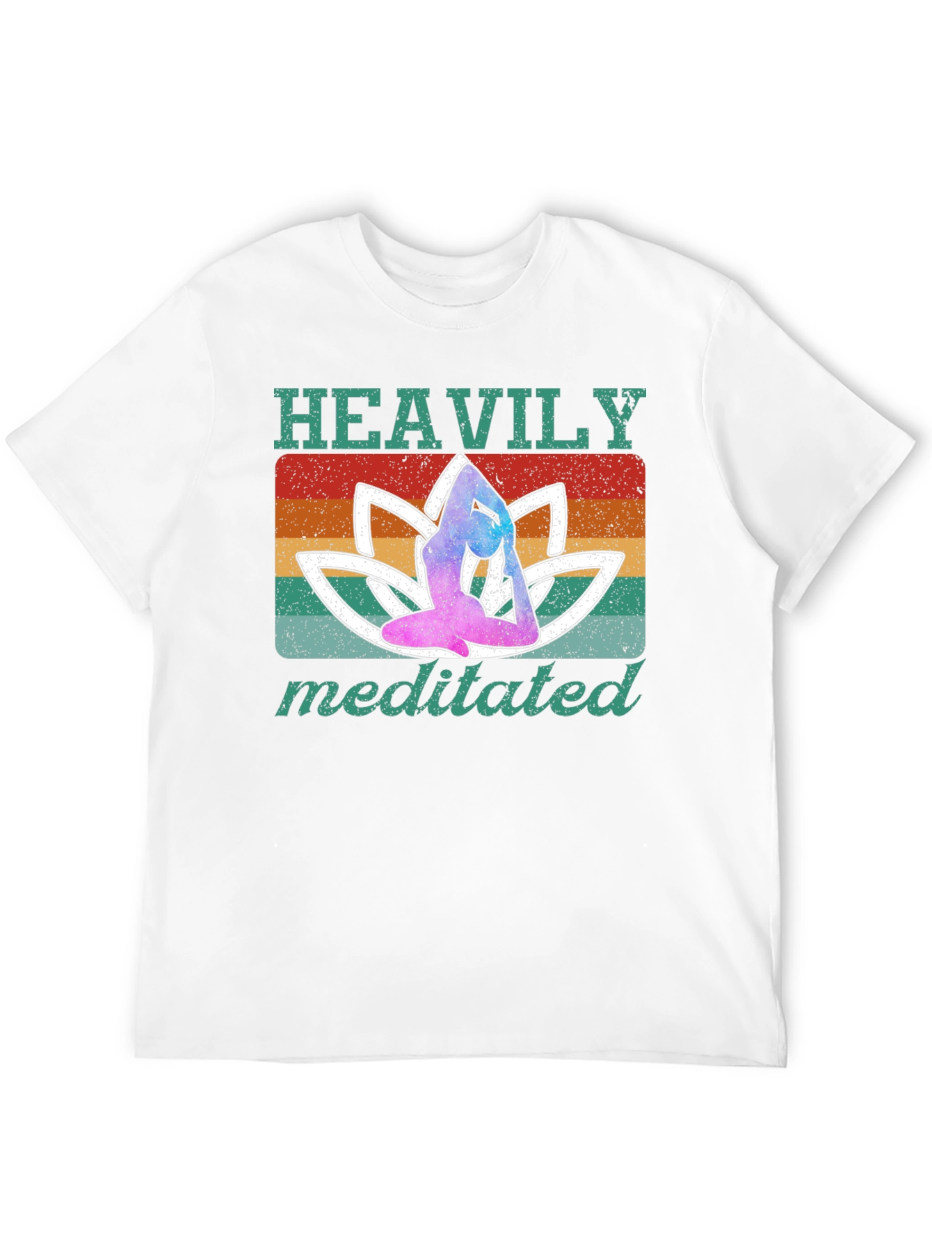 Heavily Meditated Yoga Graphic T-Shirt