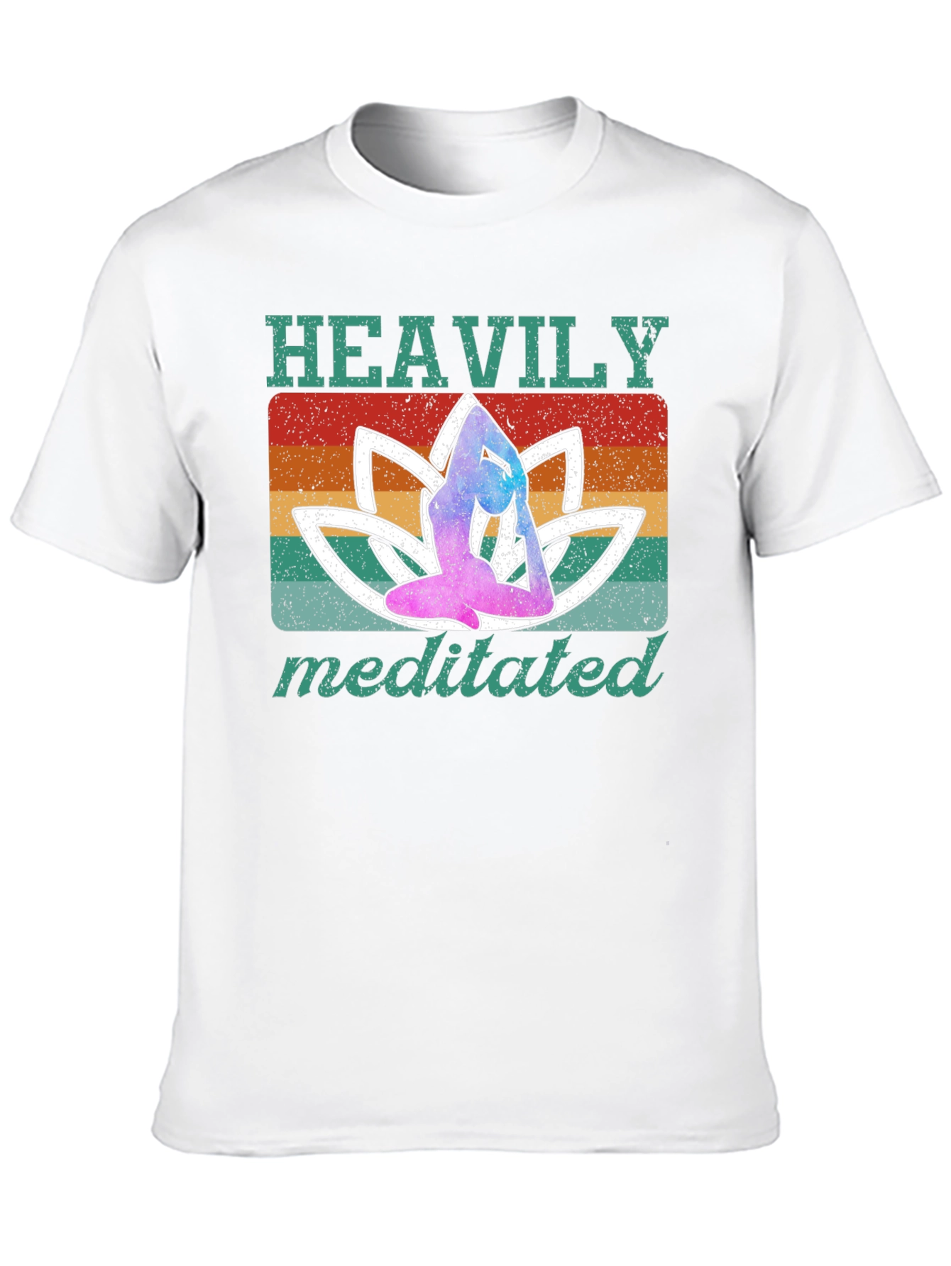 Heavily Meditated Yoga Graphic T-Shirt