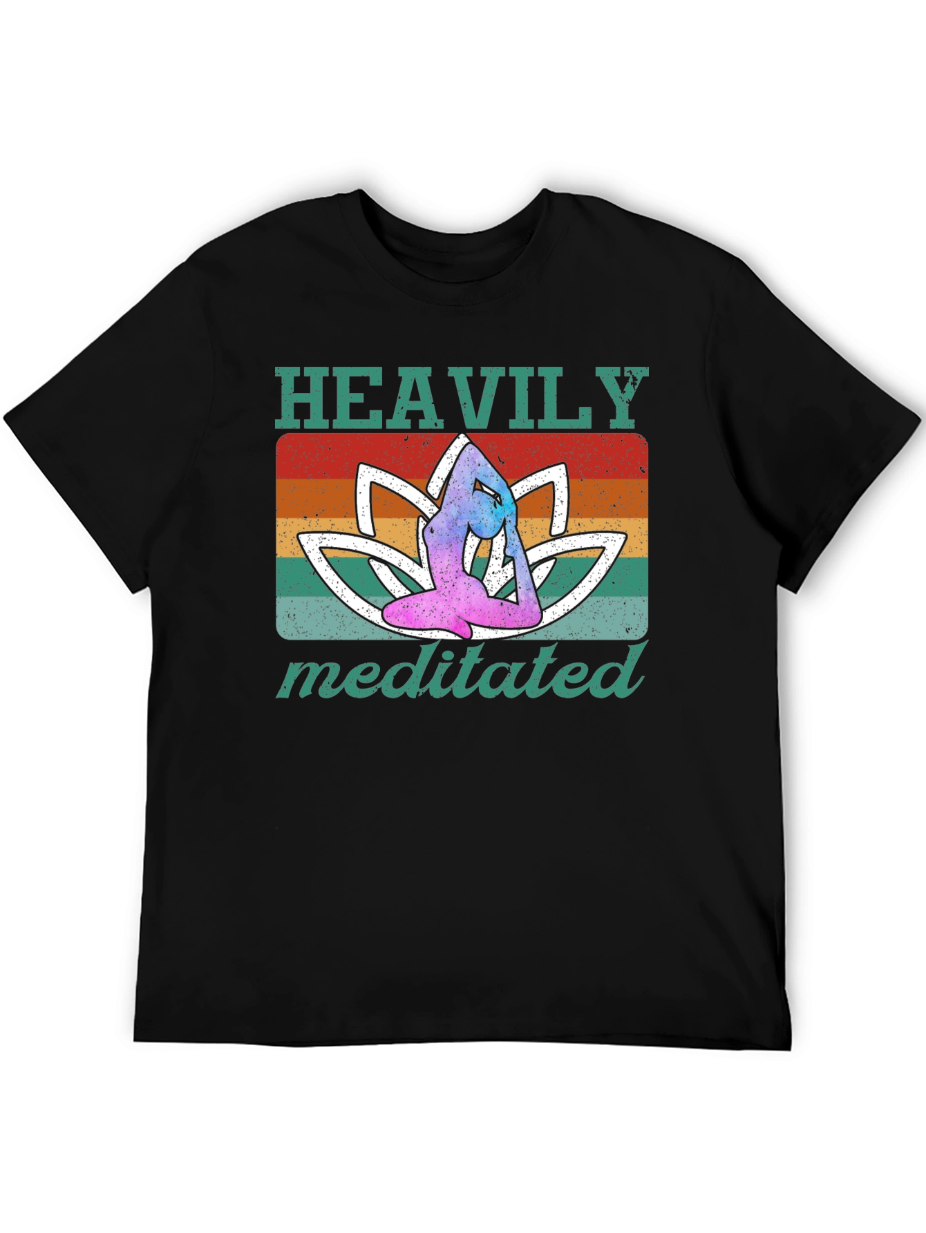 Heavily Meditated Yoga Graphic T-Shirt