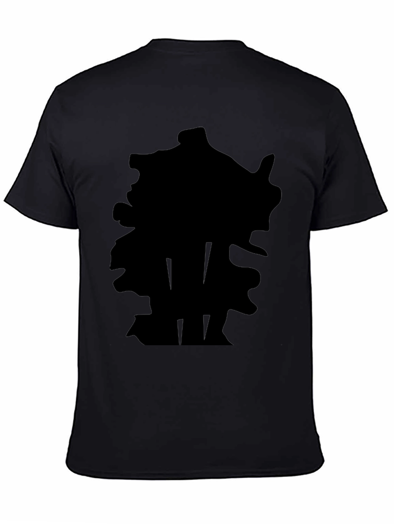 Black Graphic Print T-Shirt - Casual Style
