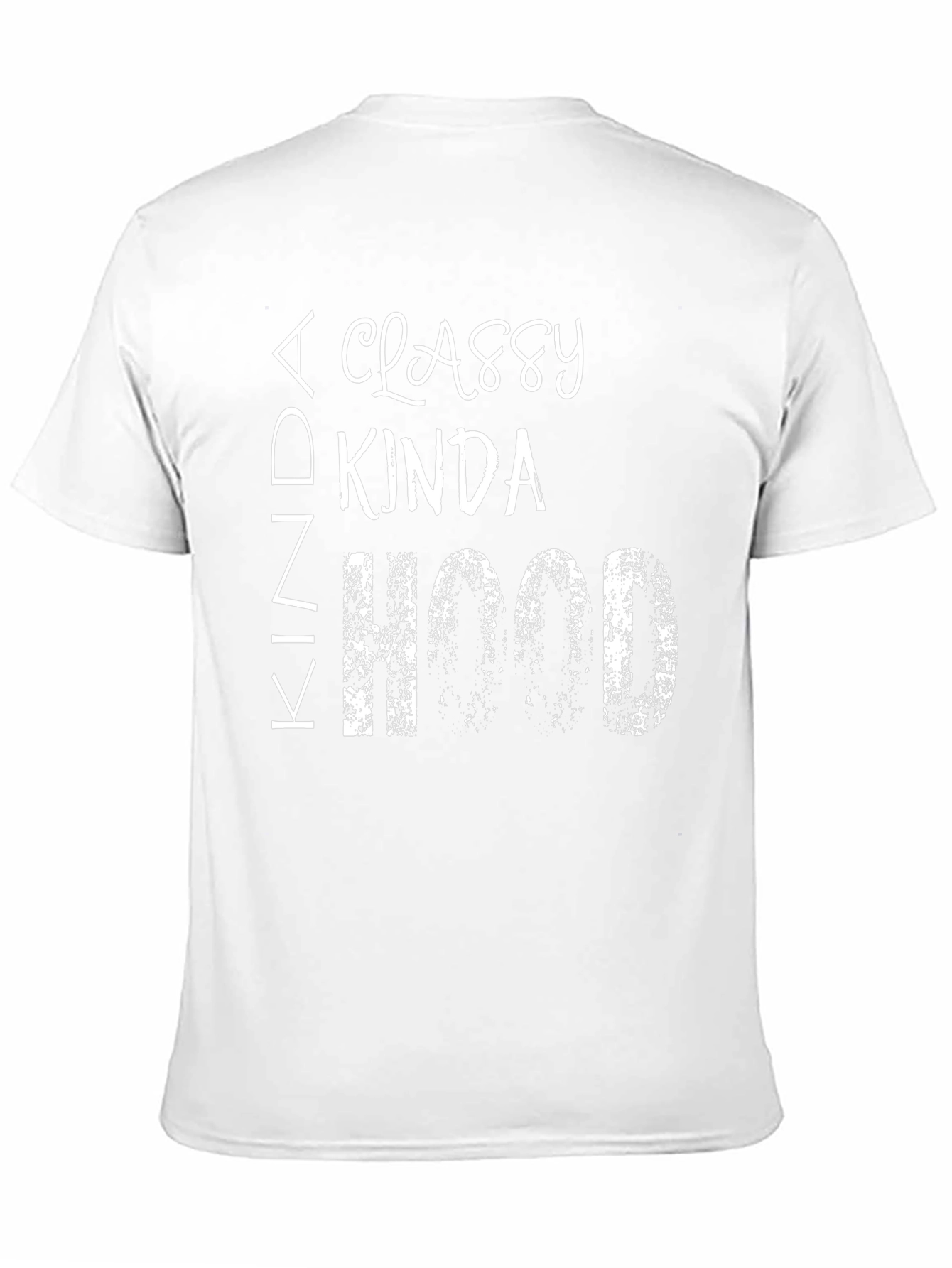 Classy Kinda Hood Graphic Tee - Black