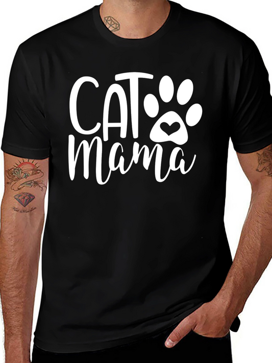 Cat Mama T-Shirt - Soft Cotton Blend