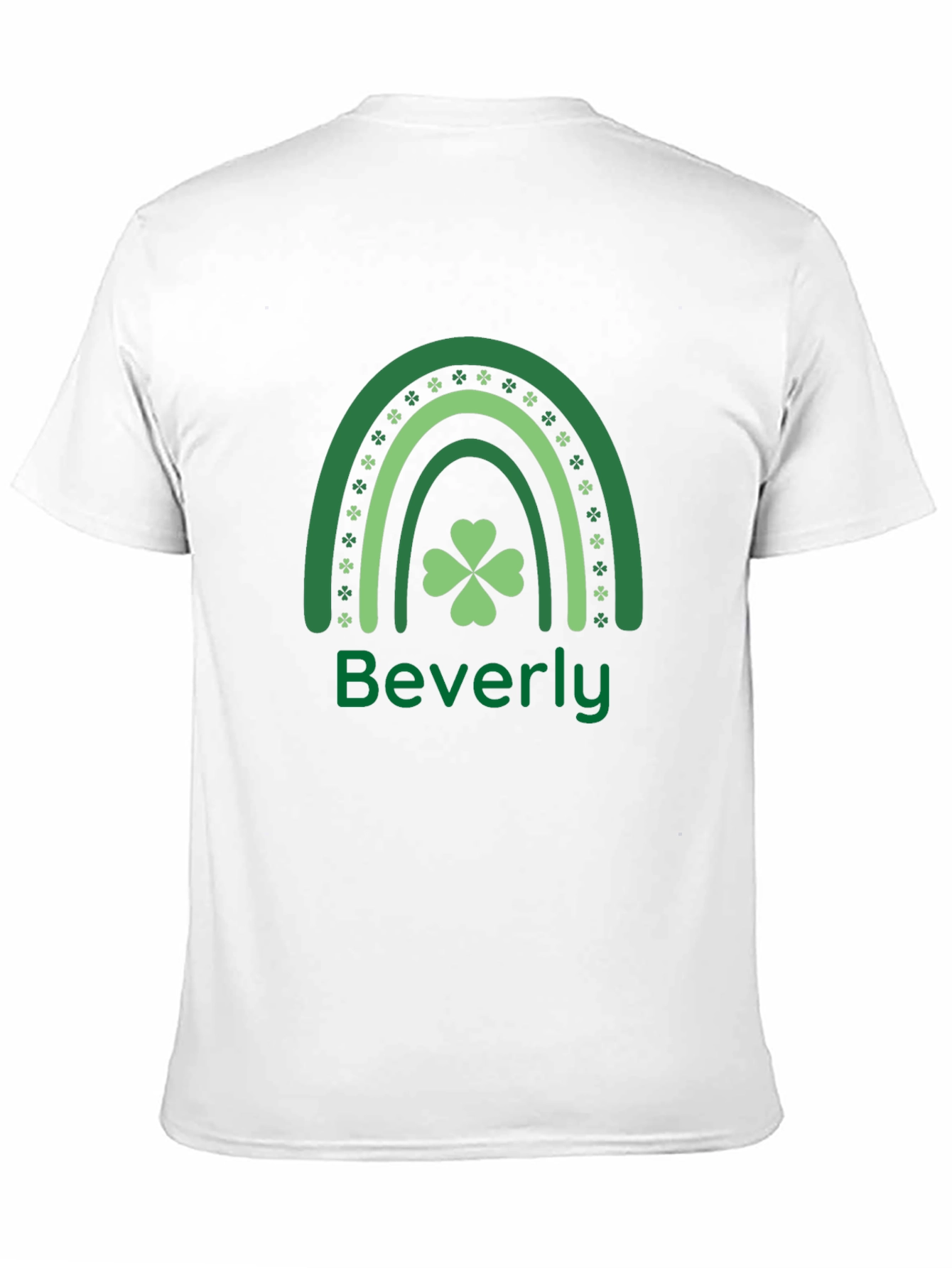 St. Patricks Day Rainbow Beverly Shamrock T-Shirt