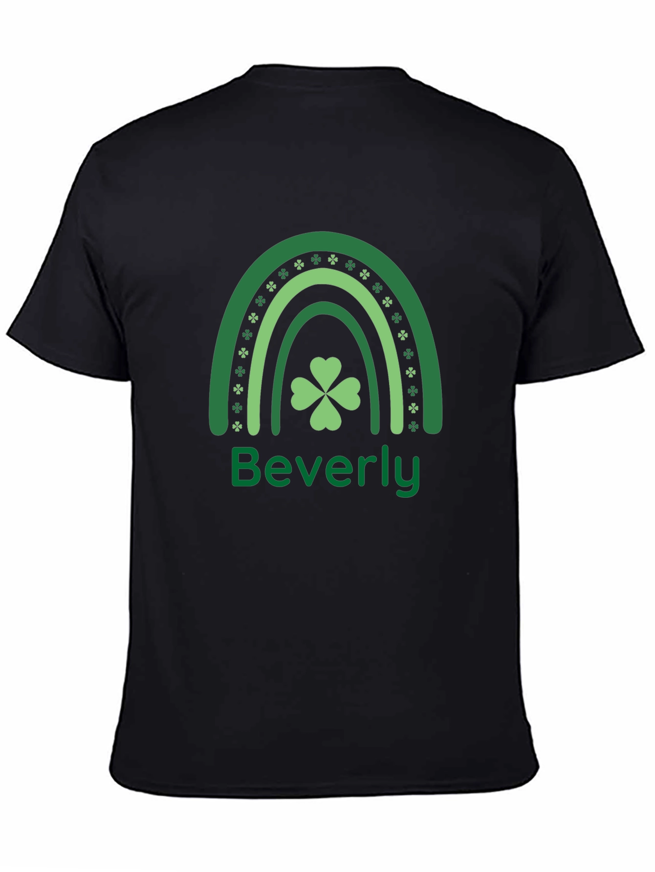 St. Patricks Day Rainbow Beverly Shamrock T-Shirt