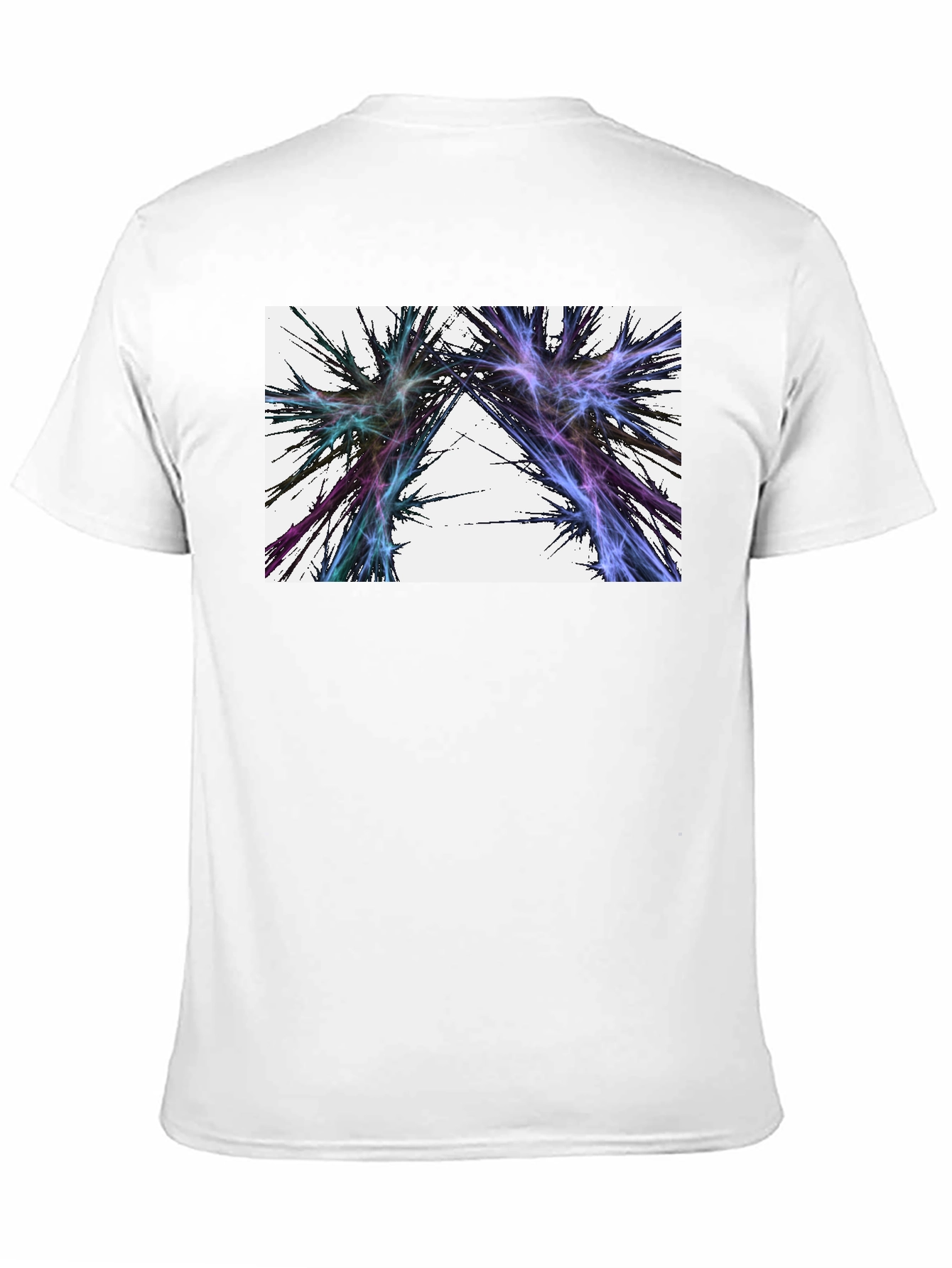 Abstract Lightning Black T-Shirt