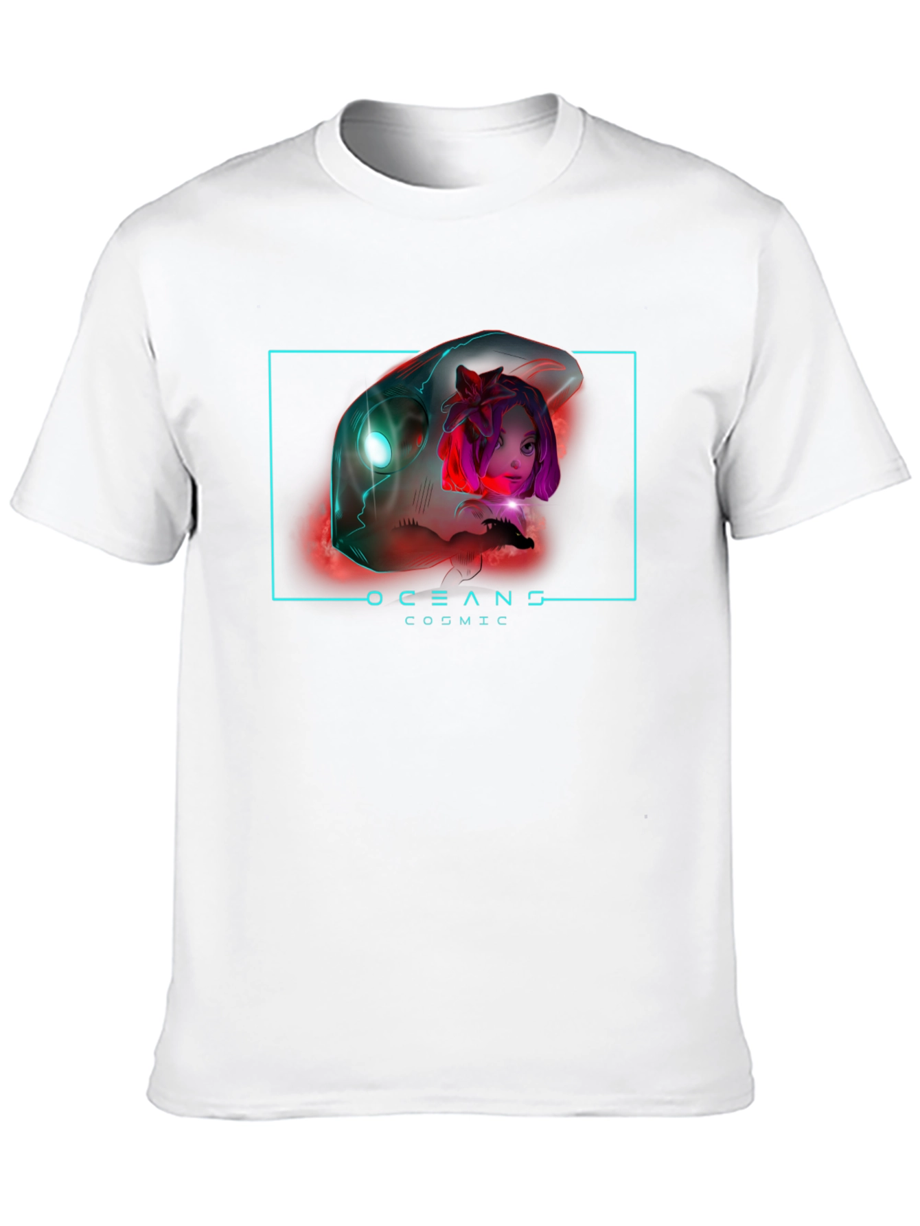 Oceans Cosmic Black Graphic T-Shirt