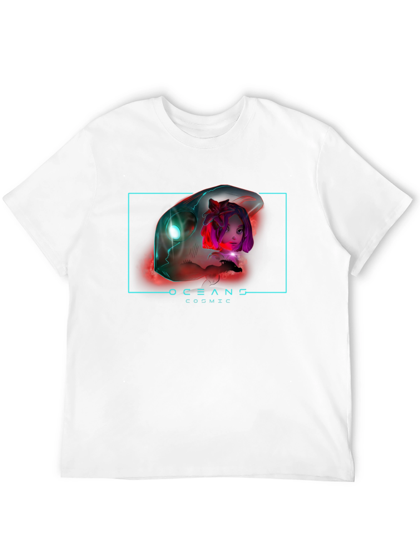 Oceans Cosmic Black Graphic T-Shirt