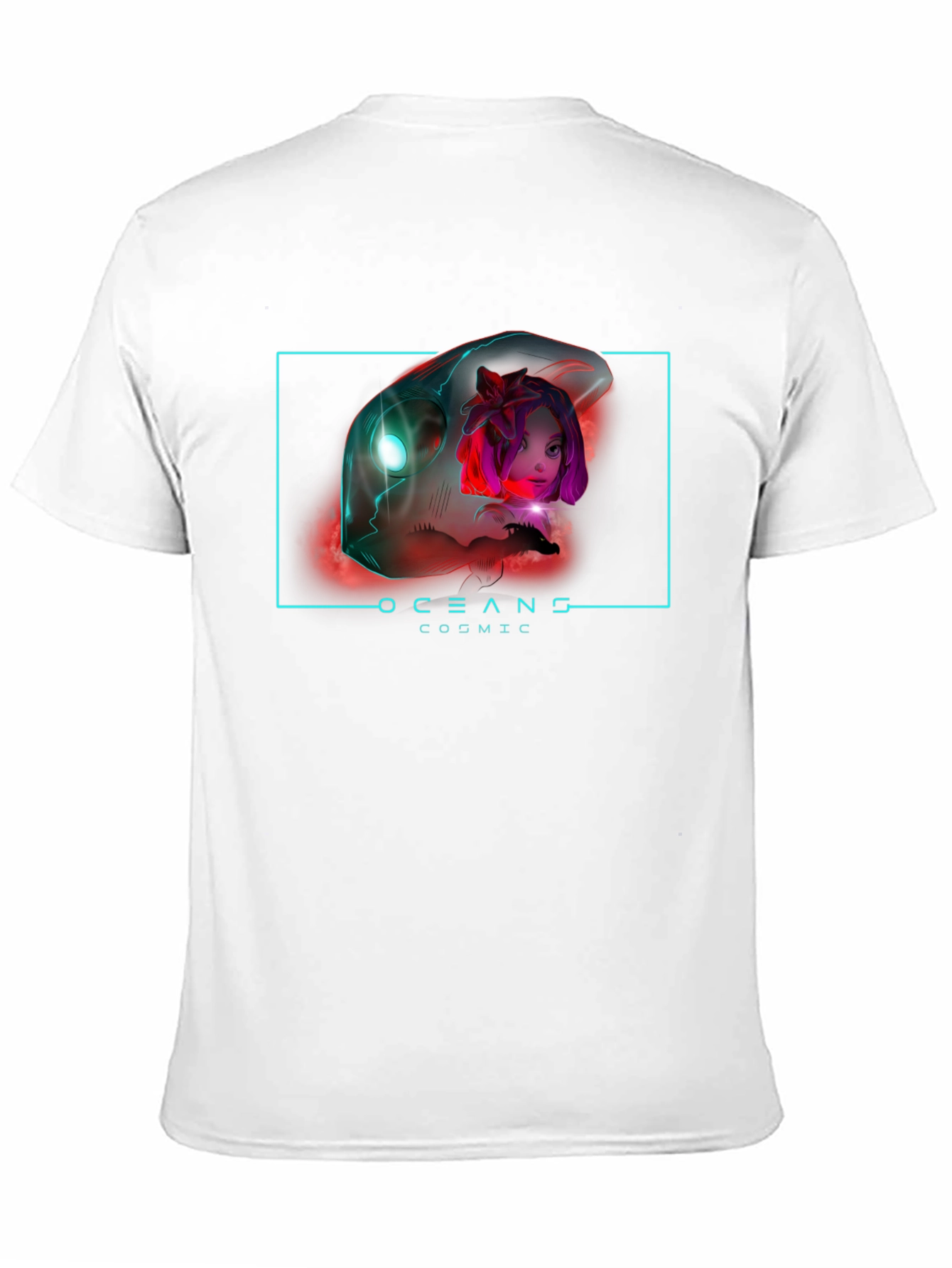 Oceans Cosmic Black Graphic T-Shirt