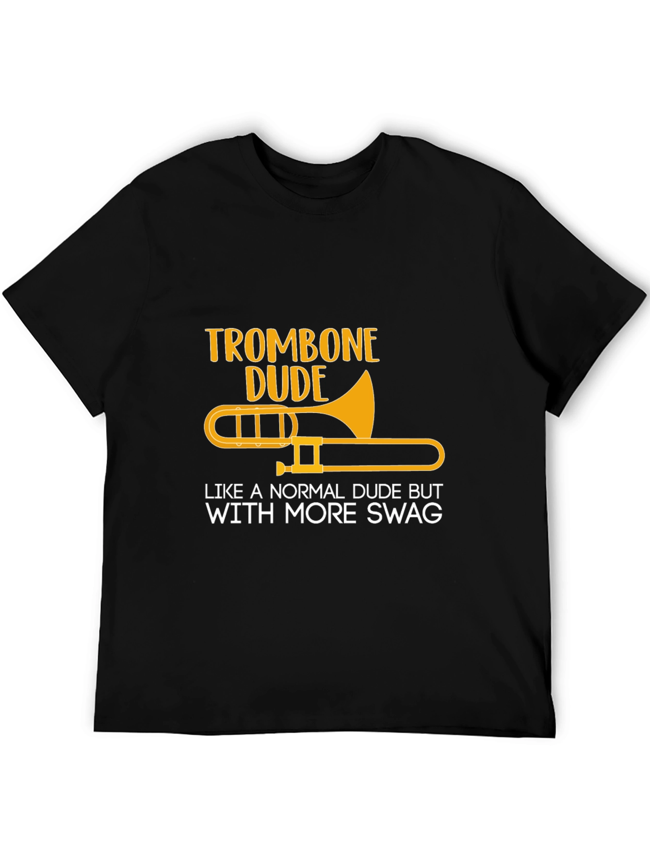 Trombone Dude Swag Graphic Tee