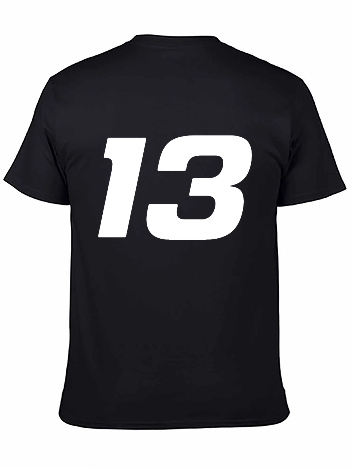 Lucky Number 13 Black T-Shirt