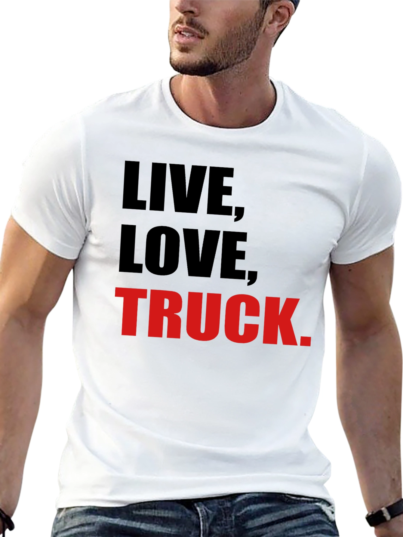 Live Love Truck. Graphic T-Shirt