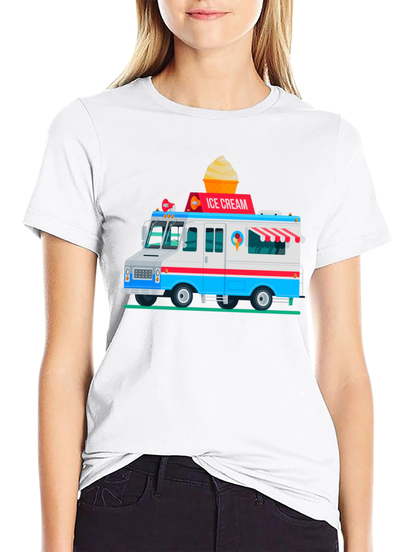 Ice Cream Truck Graphic T-Shirt