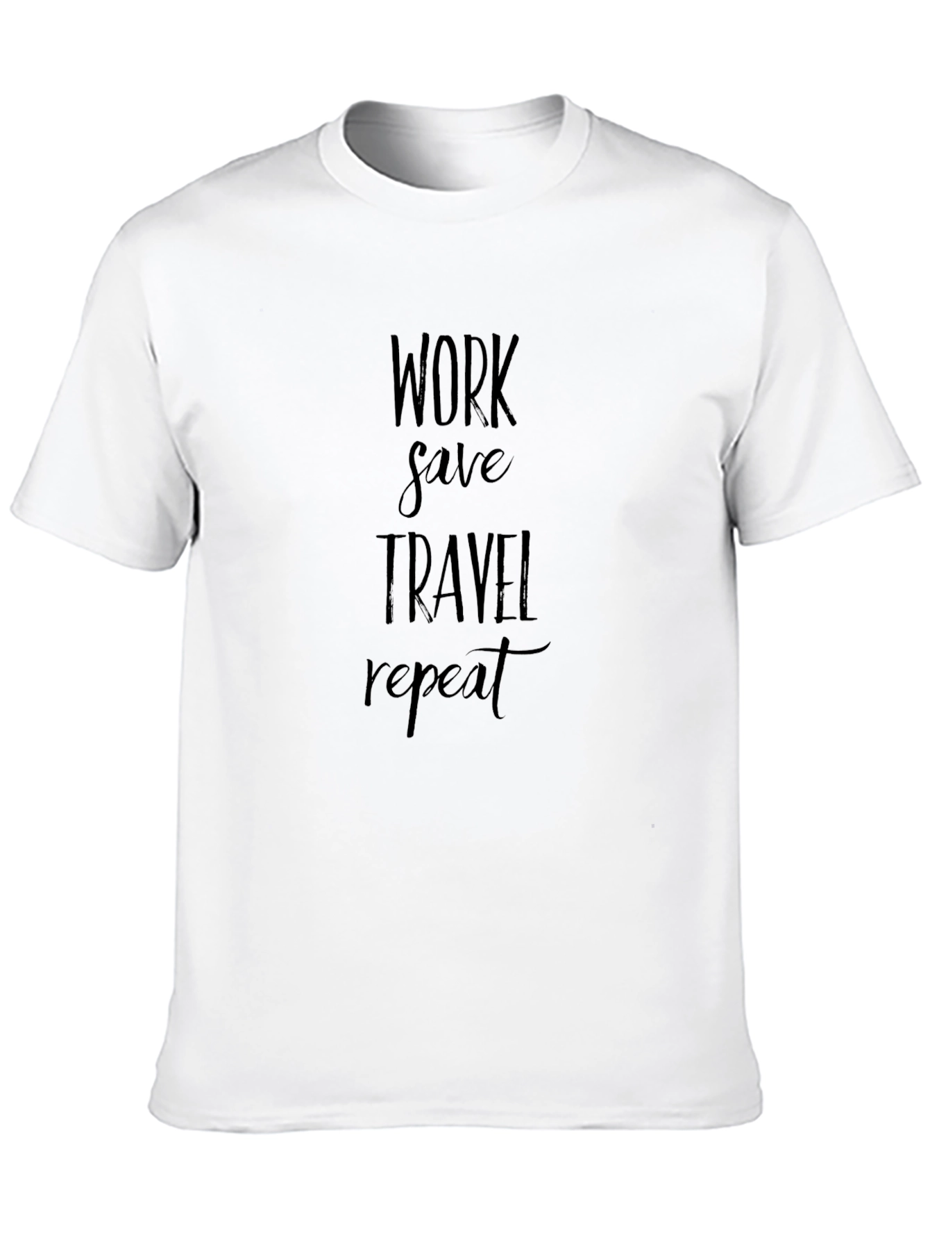 Work Save Travel Repeat Graphic Tee