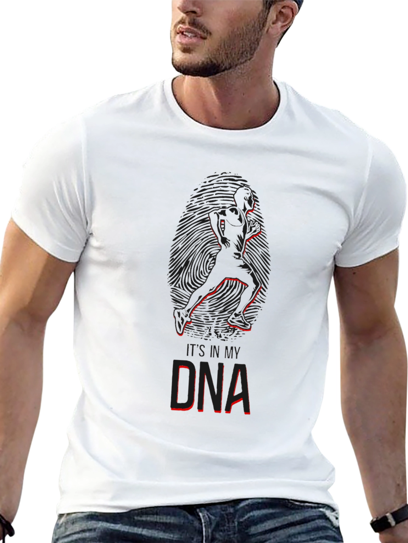 DNA Graphic Print Tee - Stylish Casual Wear
