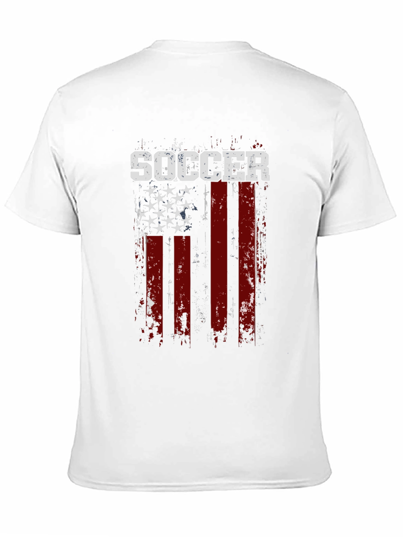 Soccer USA Flag Graphic T-Shirt