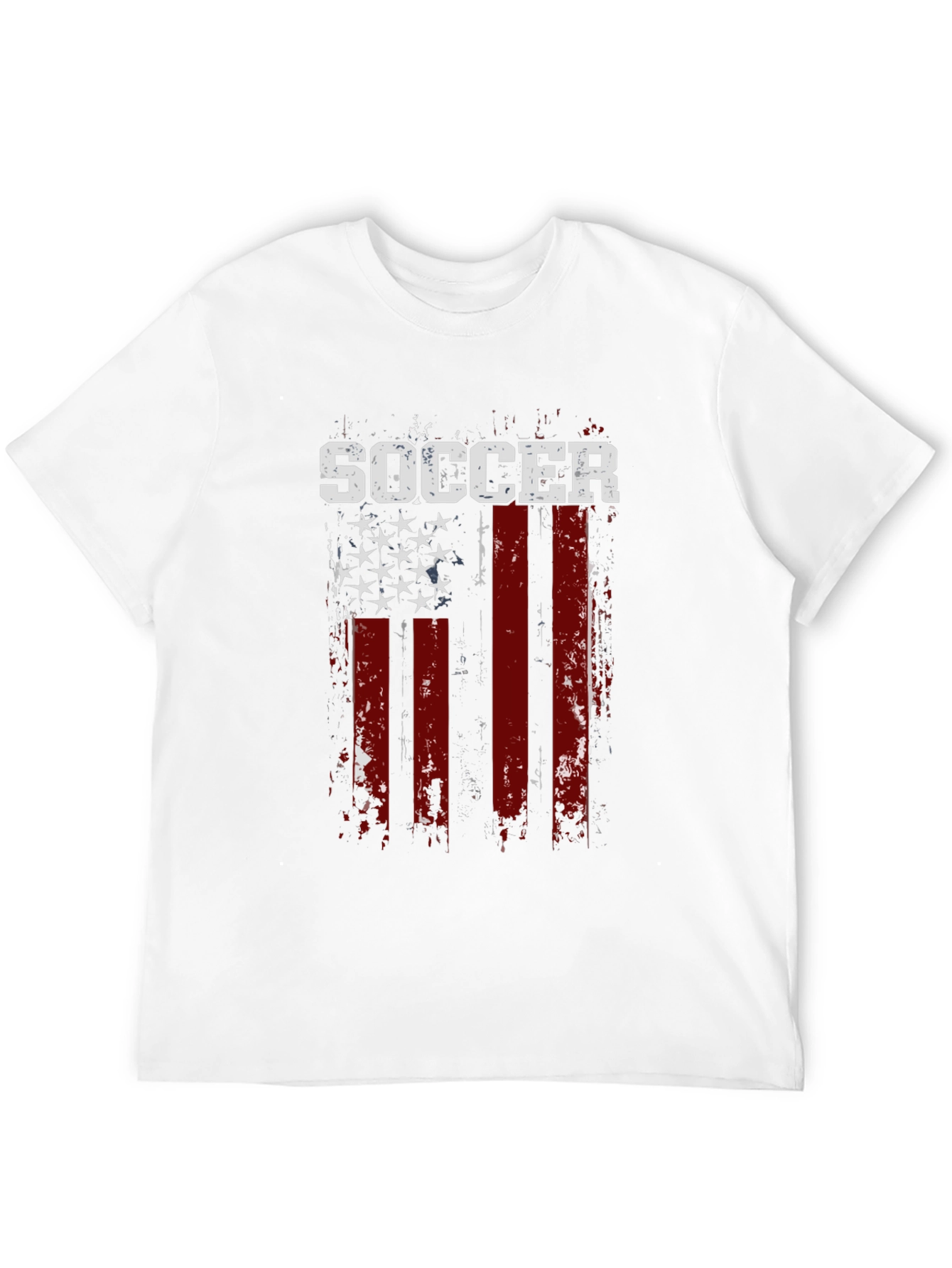 Soccer USA Flag Graphic T-Shirt
