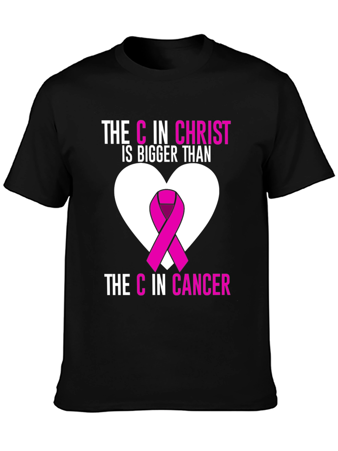 Faith Over Fear T-Shirt: Christ Over Cancer Awareness
