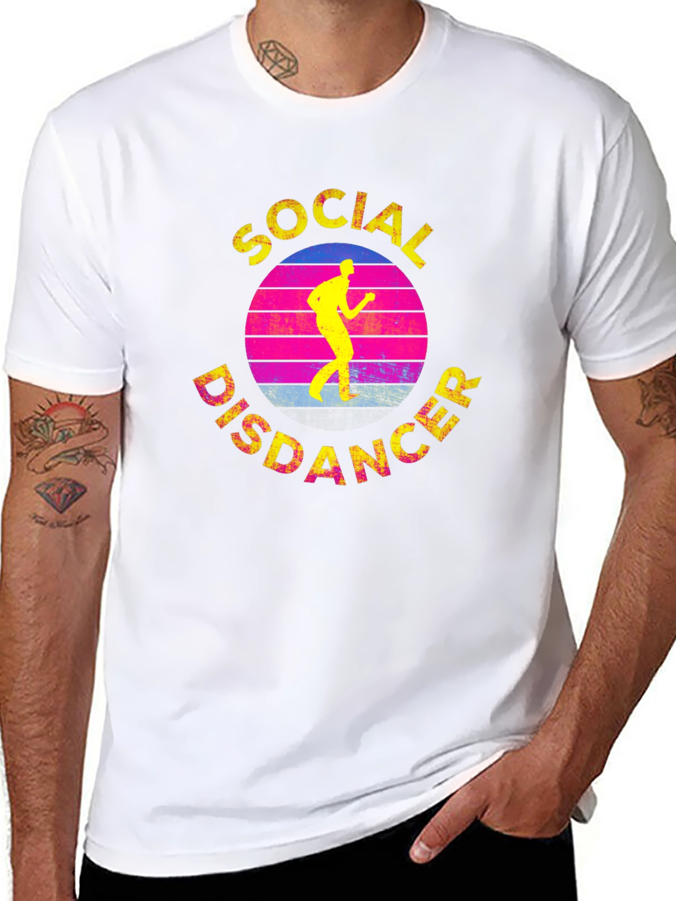 Social Disdancer Graphic T-Shirt