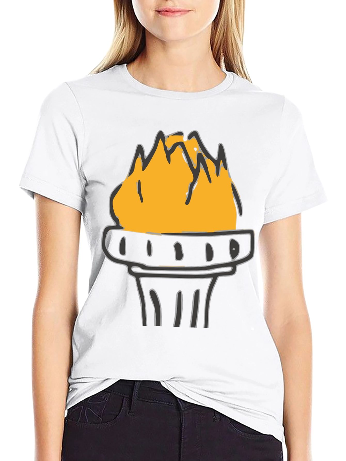 Torch Graphic Tee - Bold Statement Shirt
