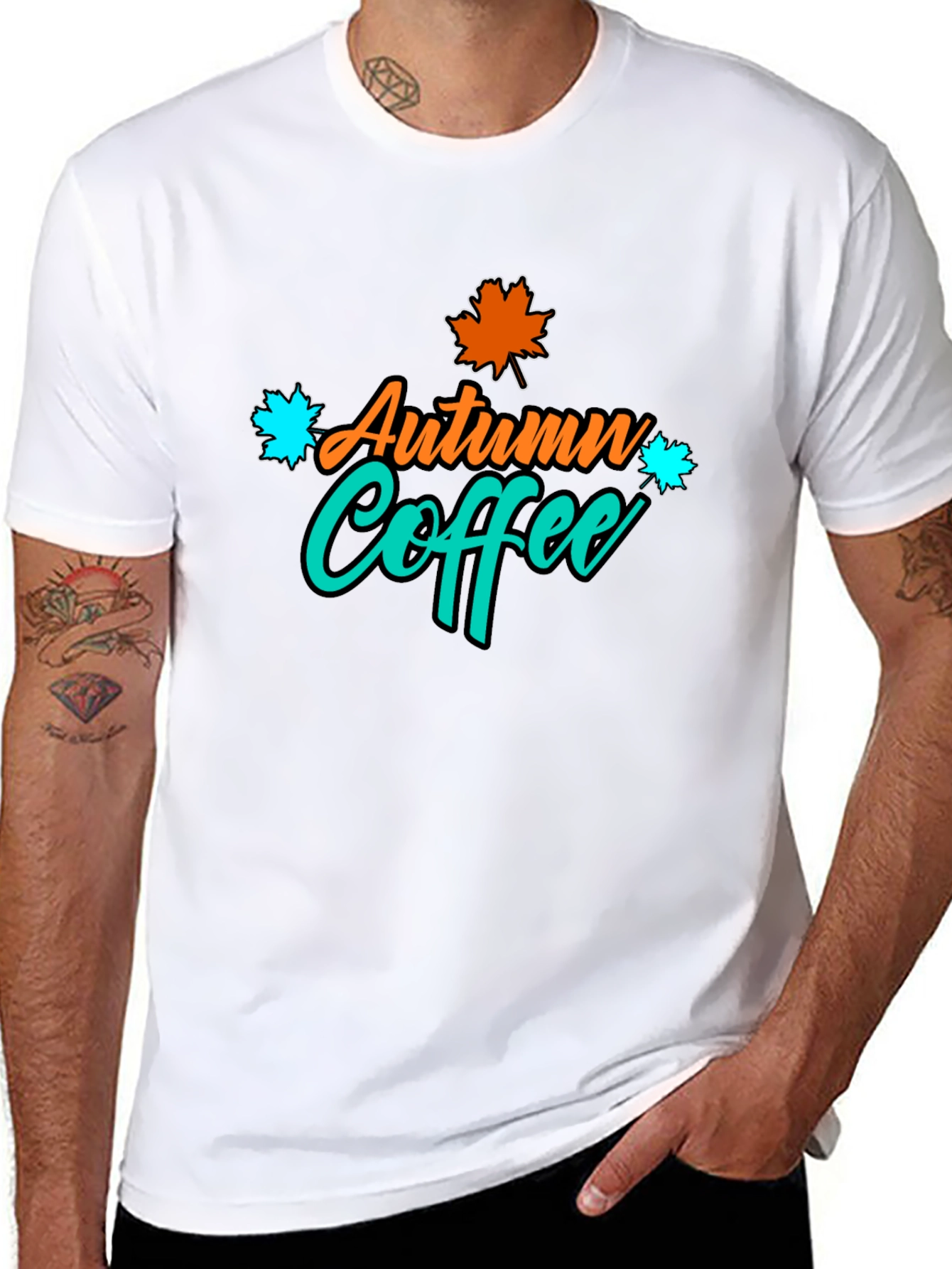 Autumn Coffee Graphic Tee - Fall Vibes