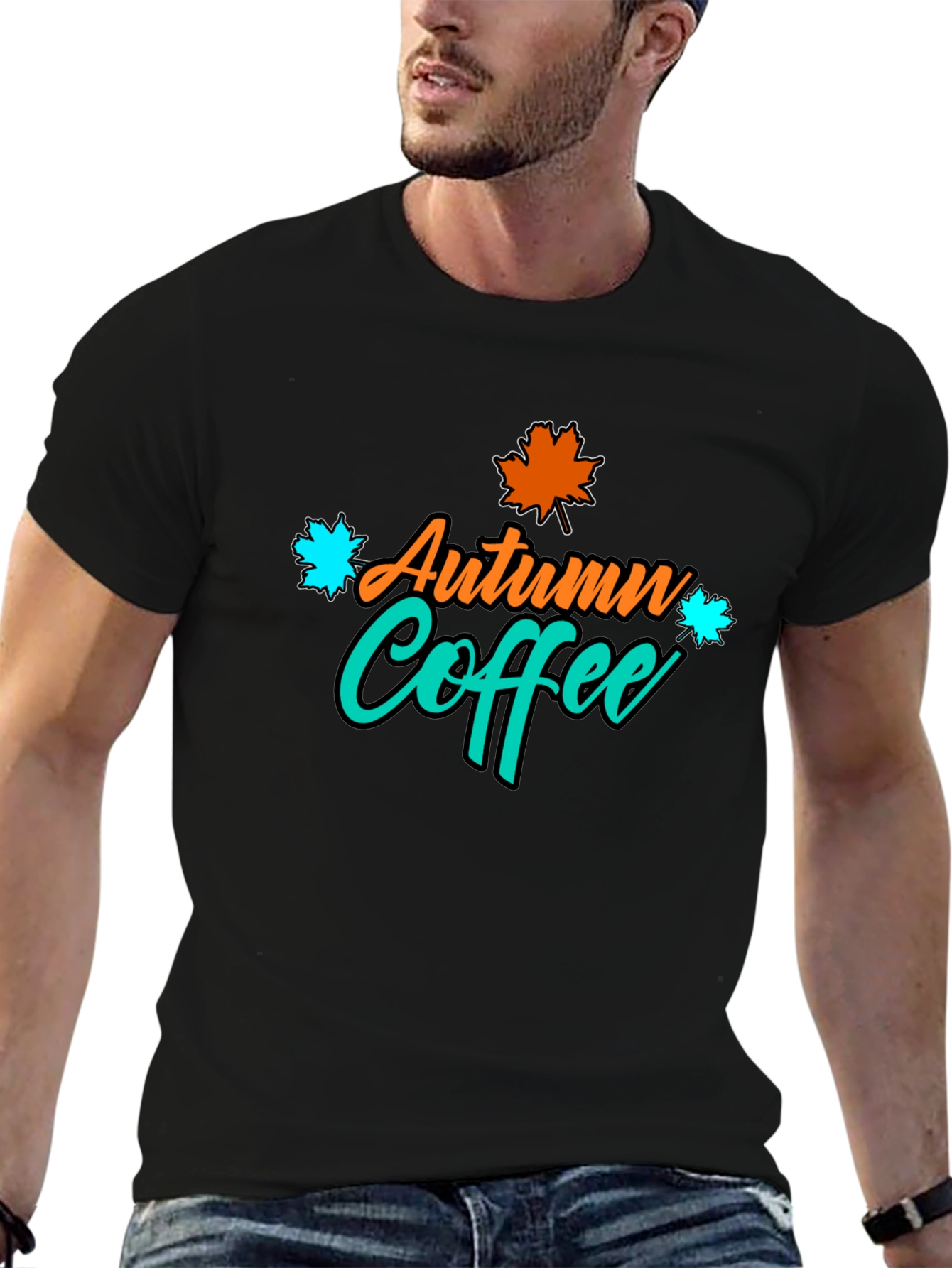 Autumn Coffee Graphic Tee - Fall Vibes