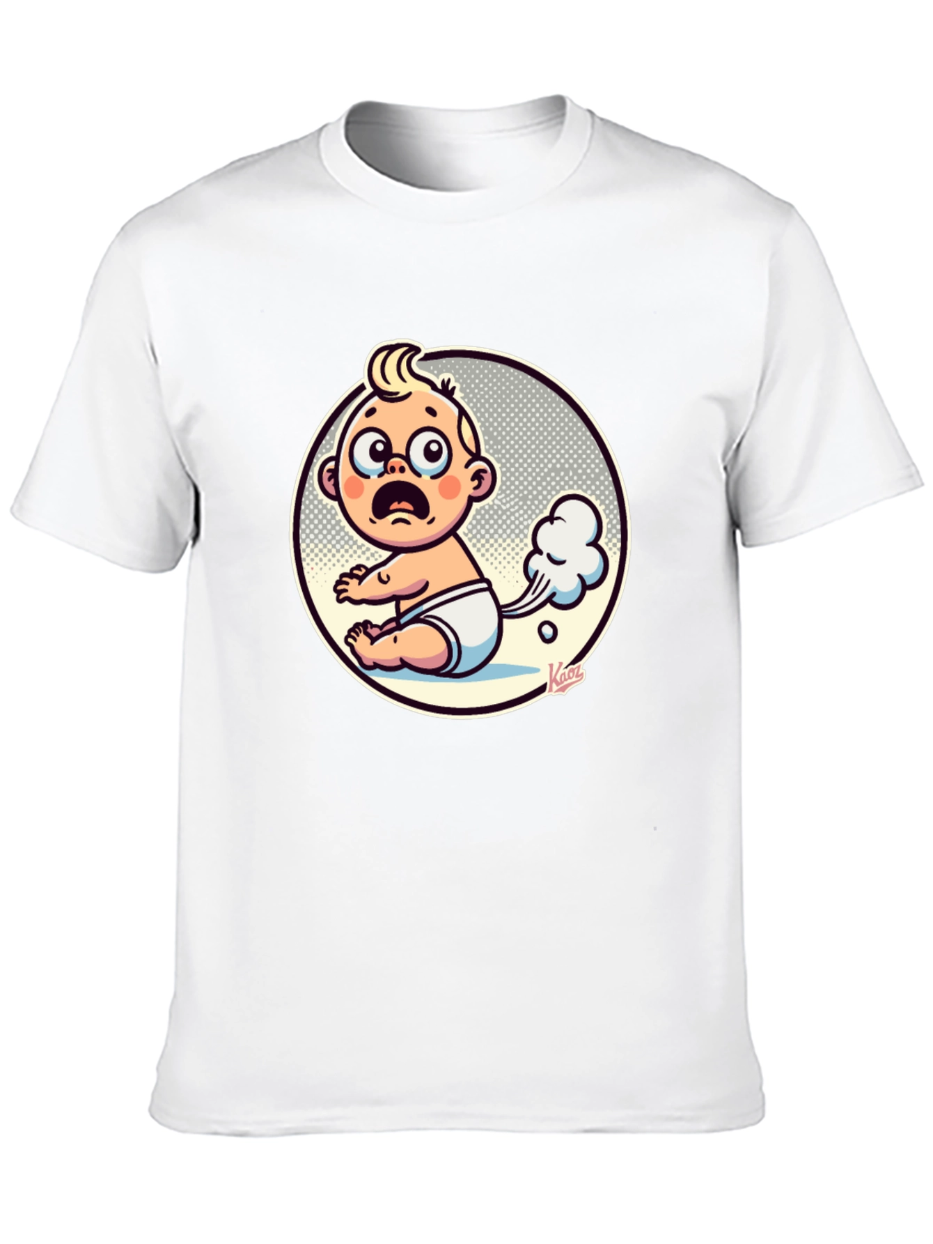 Funny Baby Fart Graphic Tee - Unisex Black T-Shirt