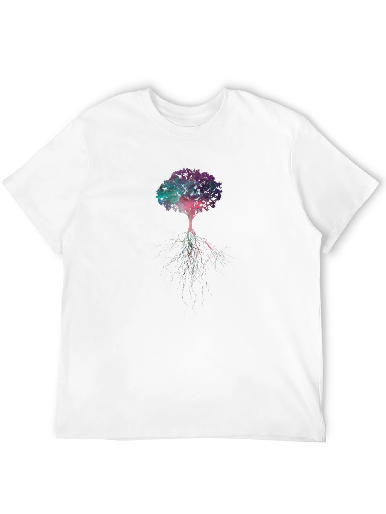 Galaxy Tree Black T-Shirt