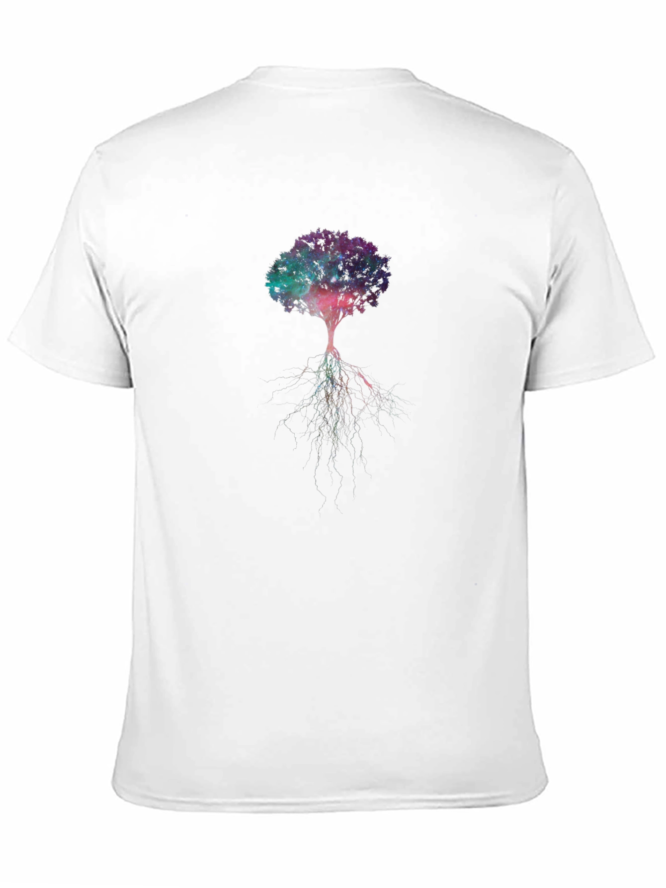Galaxy Tree Black T-Shirt