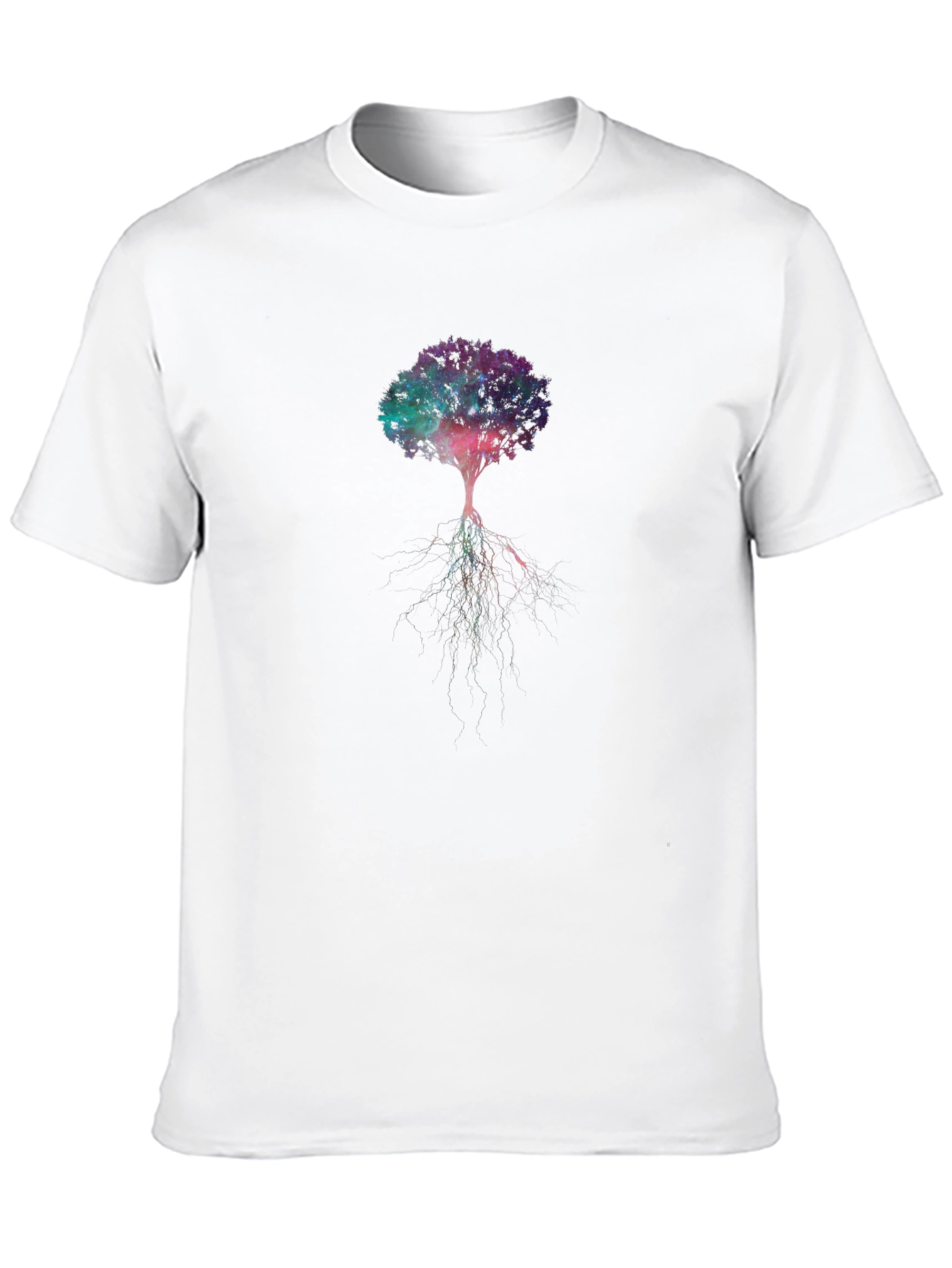 Galaxy Tree Black T-Shirt