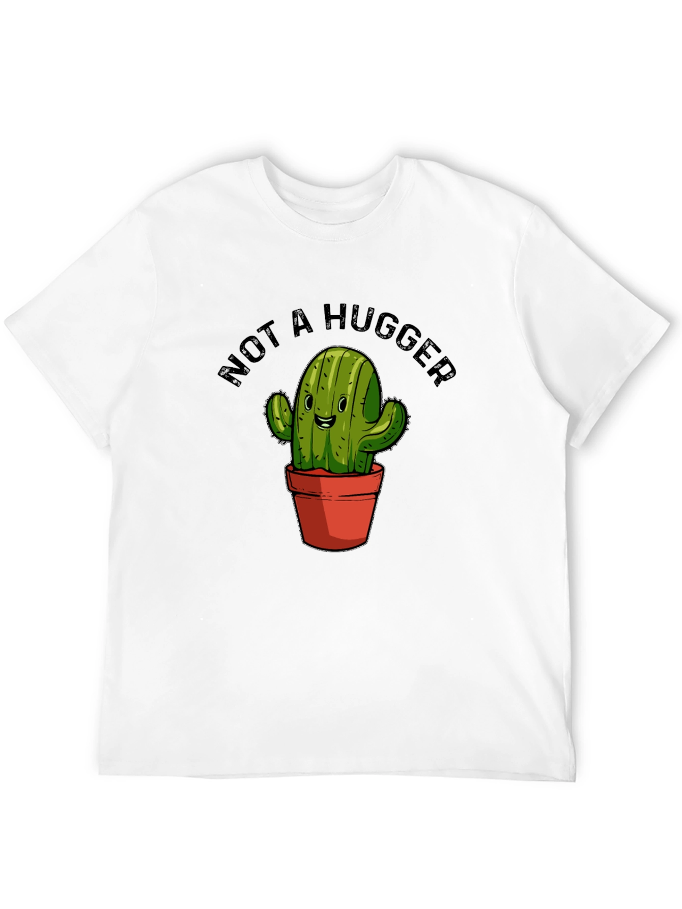 Not a Hugger Cactus Graphic Tee - Unisex