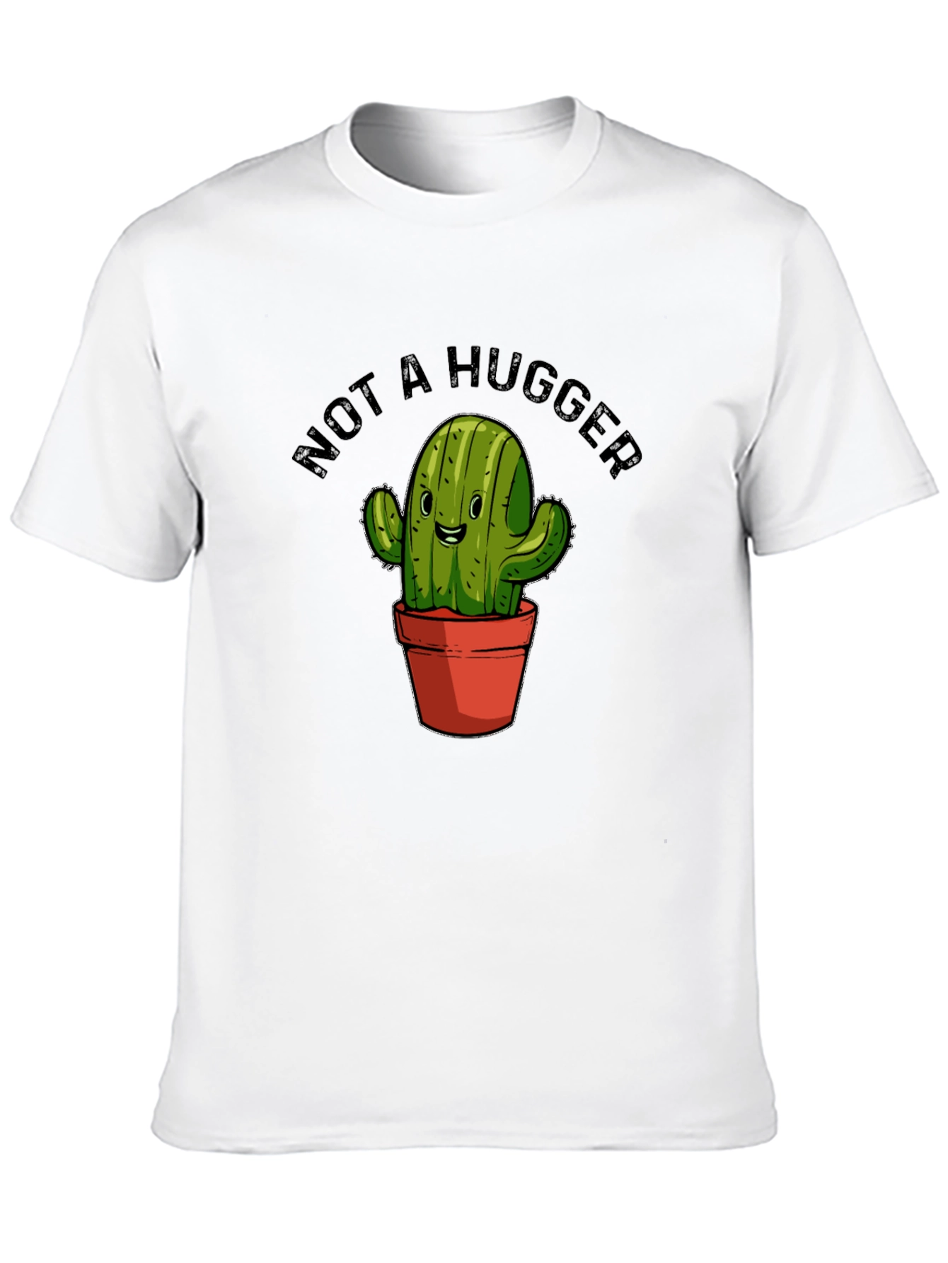 Not a Hugger Cactus Graphic Tee - Unisex
