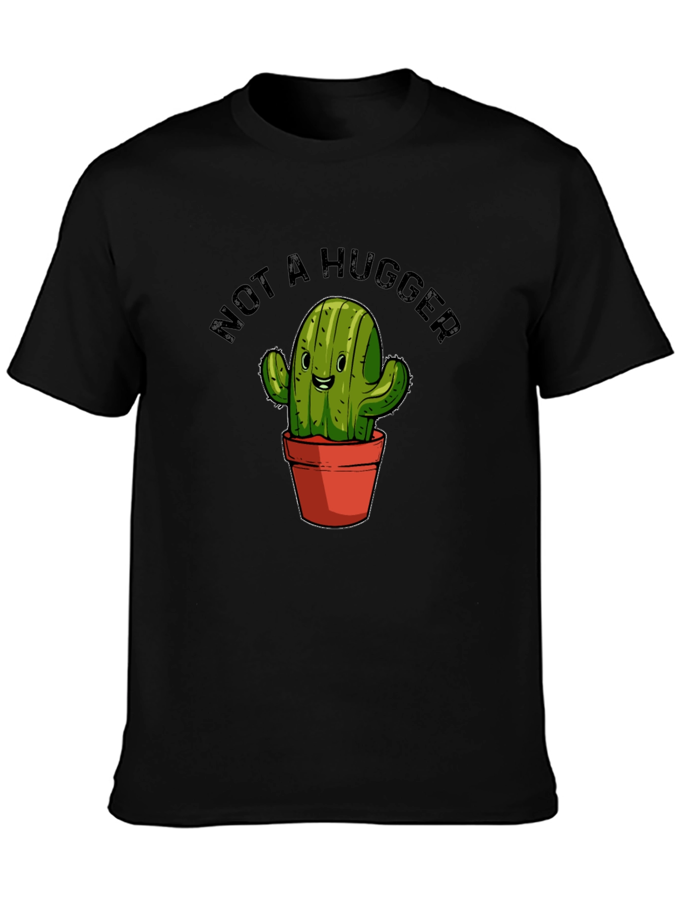 Not a Hugger Cactus Graphic Tee - Unisex