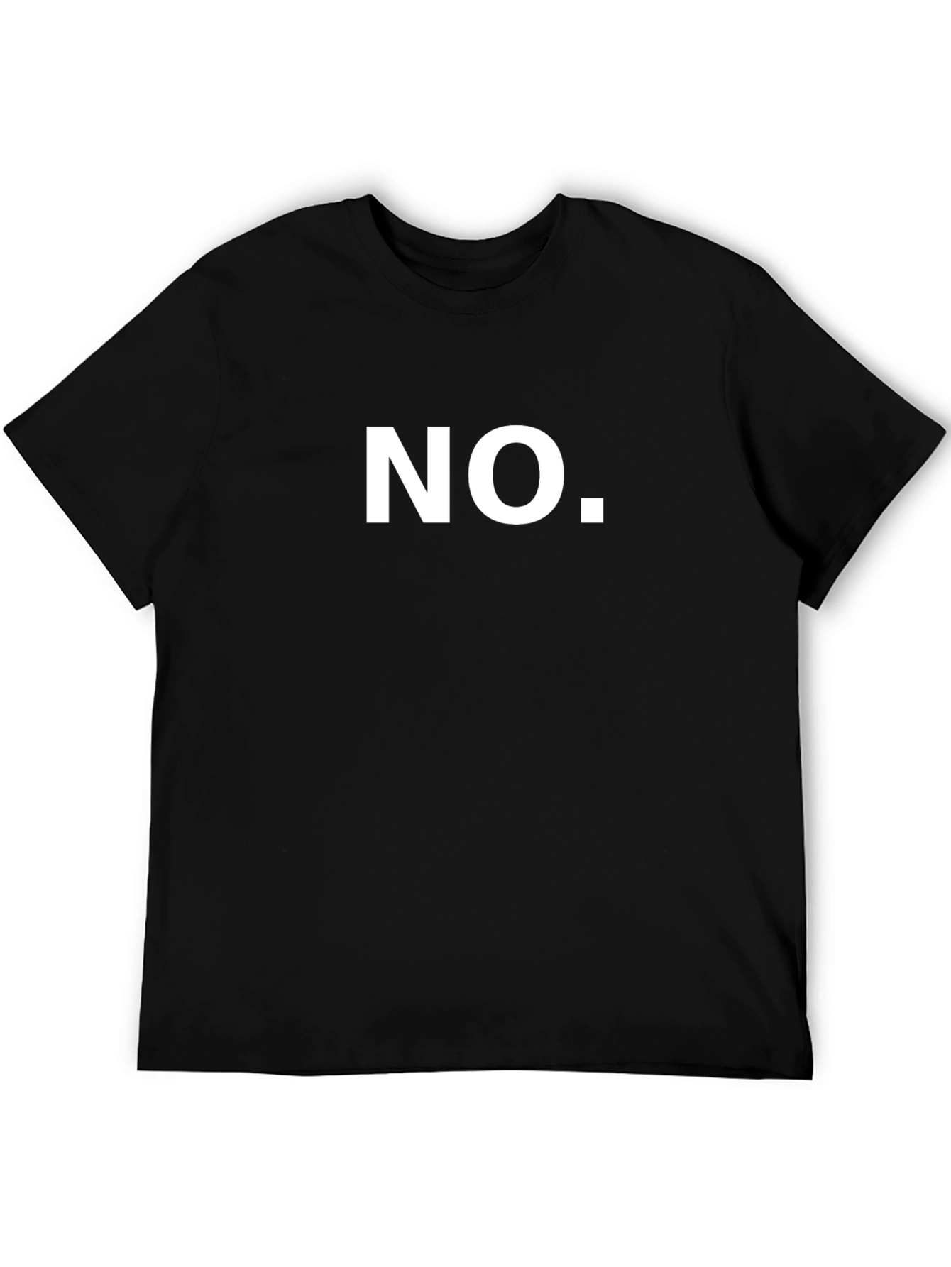 NO. Graphic Tee - Black Short Sleeve Shirt