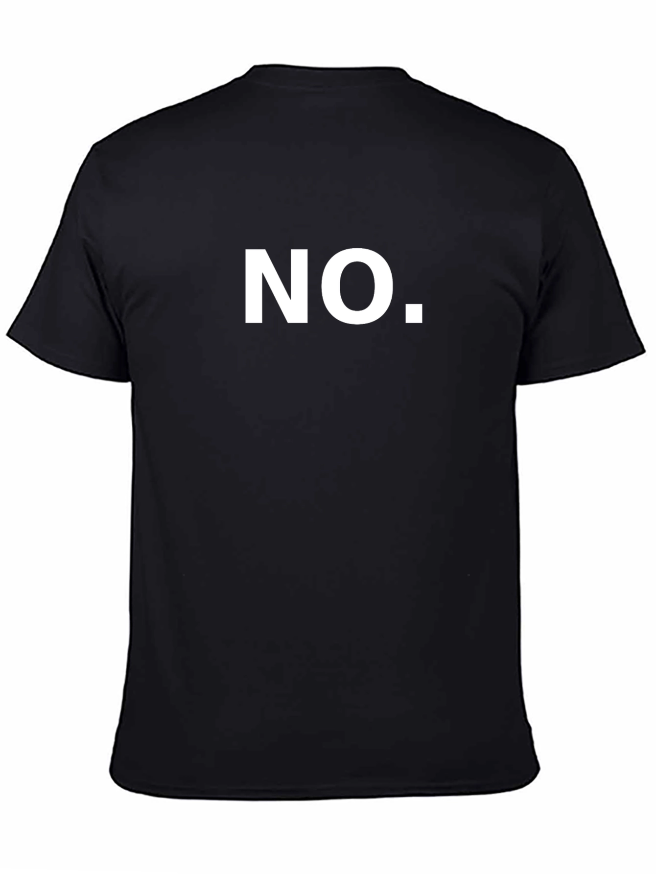 NO. Graphic Tee - Black Short Sleeve Shirt