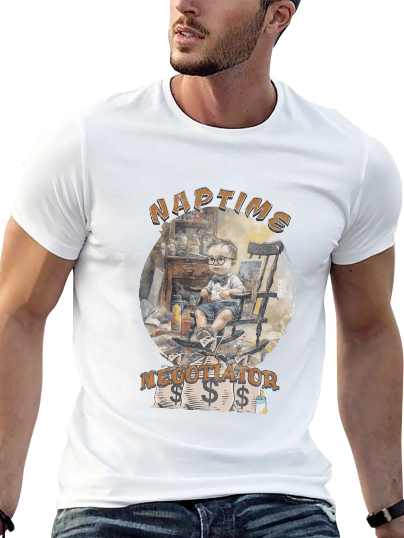 Naptime Negotiator Graphic Tee - Unique Design!