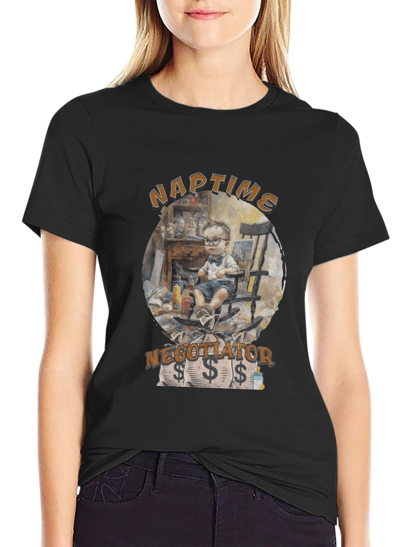 Naptime Negotiator Graphic Tee - Unique Design!