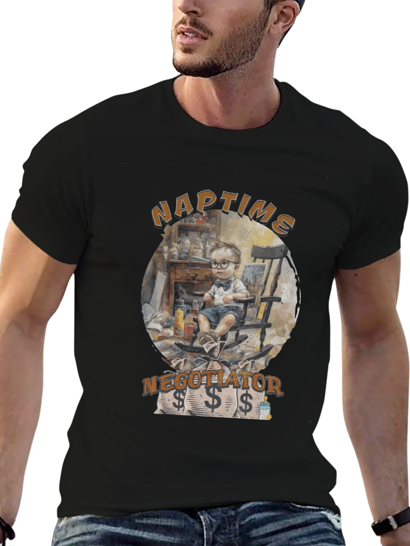 Naptime Negotiator Graphic Tee - Unique Design!