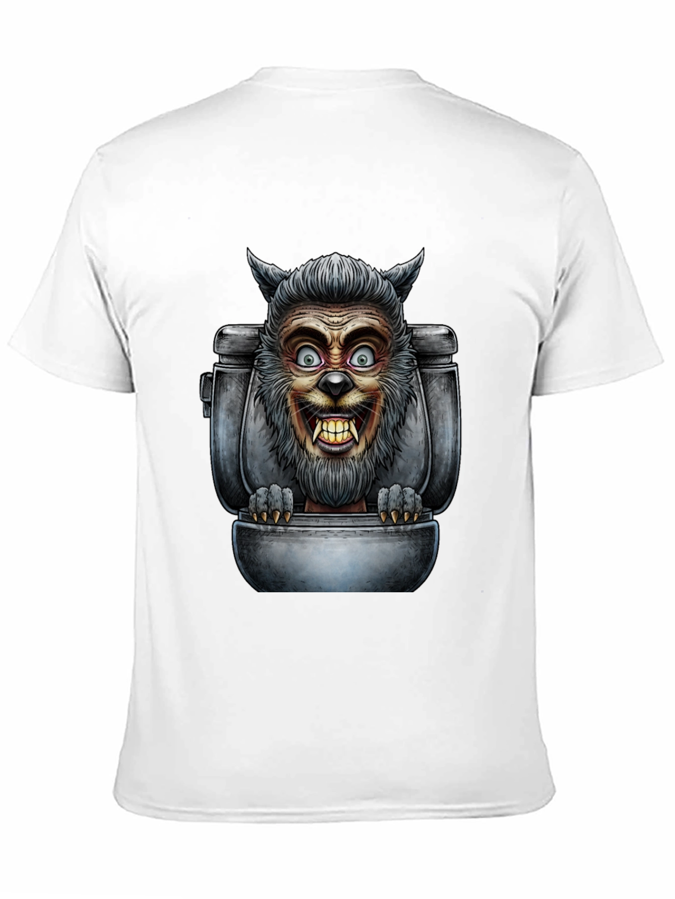 Werewolf Toilet Humor T-Shirt