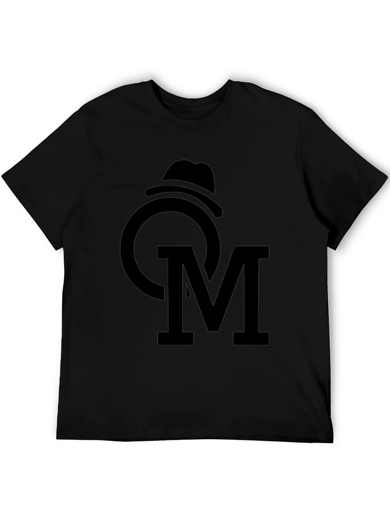 Black Graphic Tee - Mystery Logo