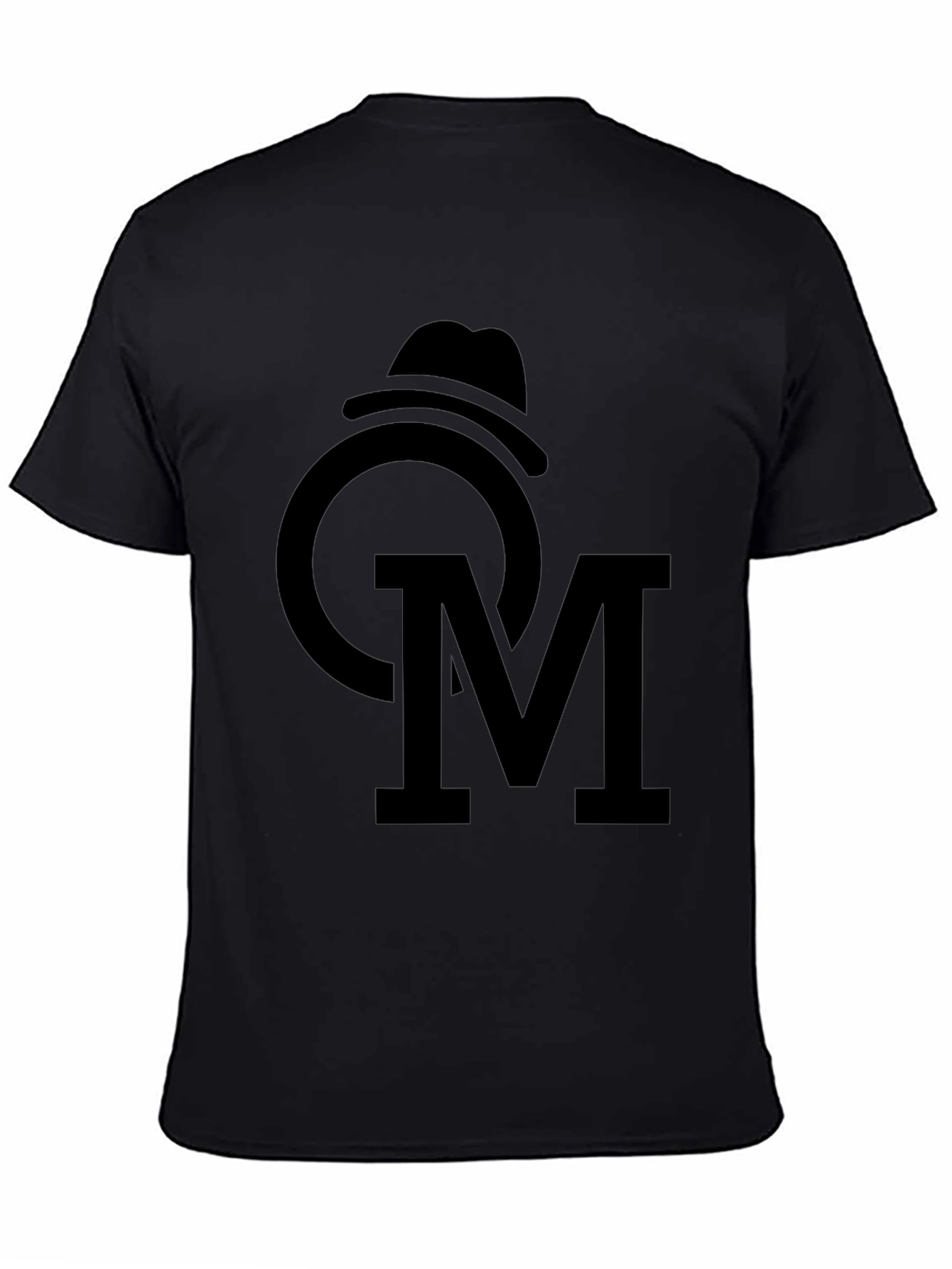 Black Graphic Tee - Mystery Logo