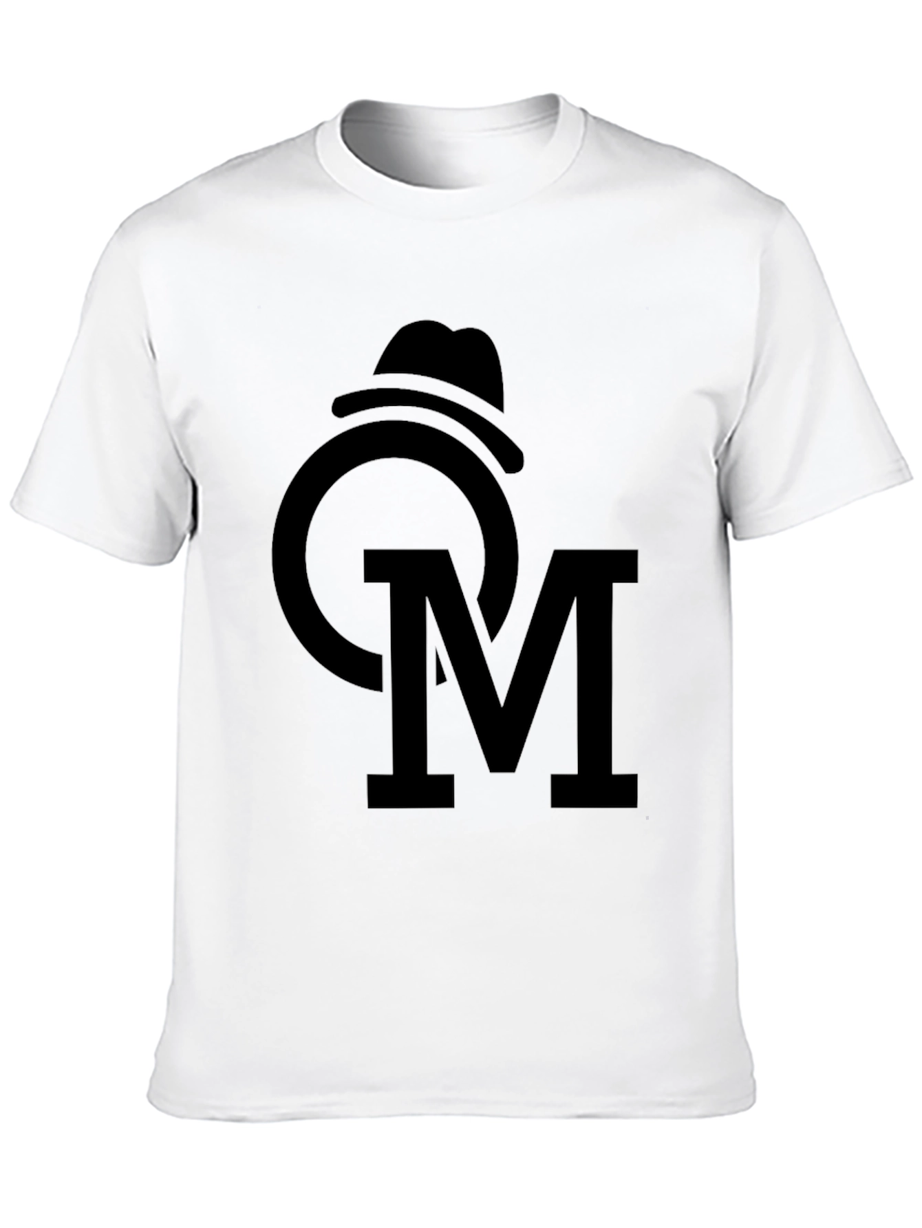 Black Graphic Tee - Mystery Logo