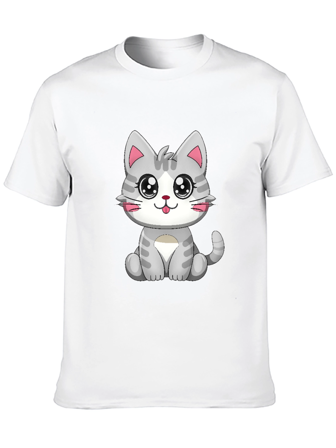 Cute Cartoon Cat T-Shirt