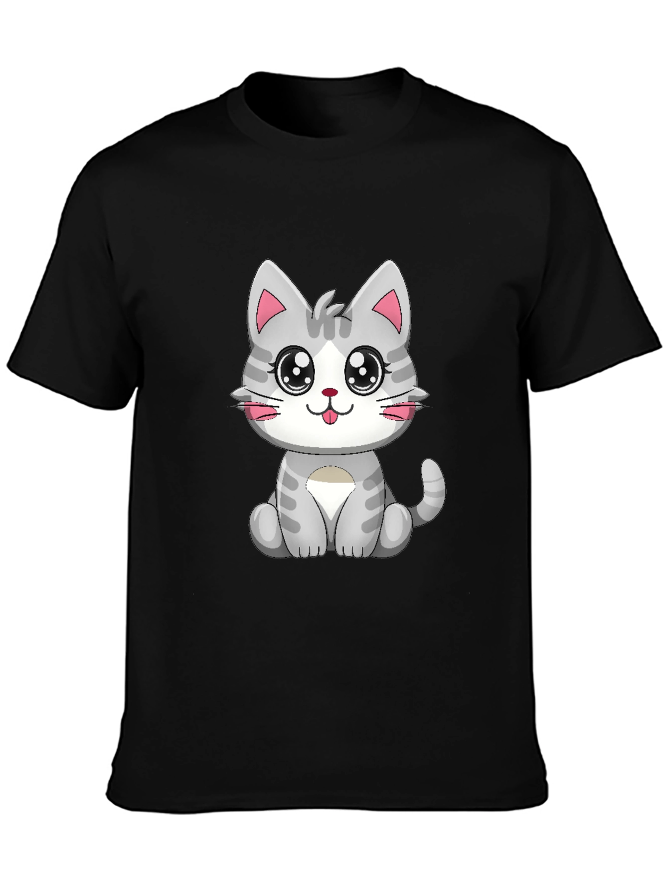 Cute Cartoon Cat T-Shirt