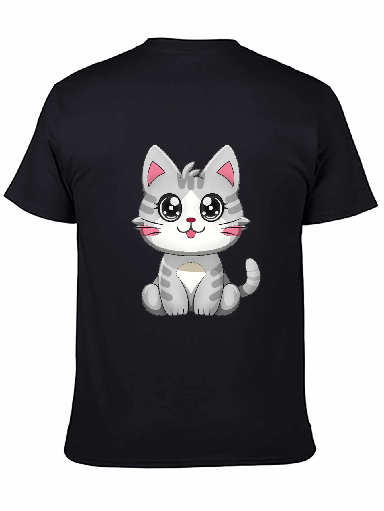Cute Cartoon Cat T-Shirt