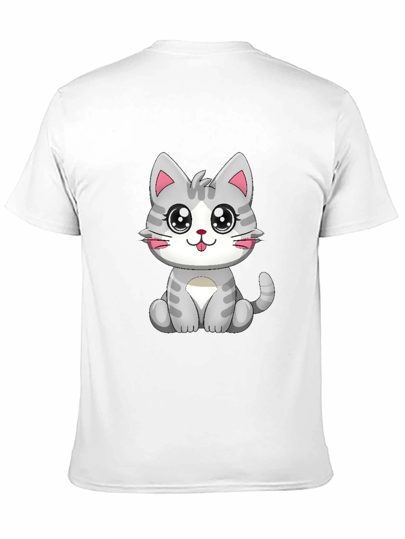 Cute Cartoon Cat T-Shirt