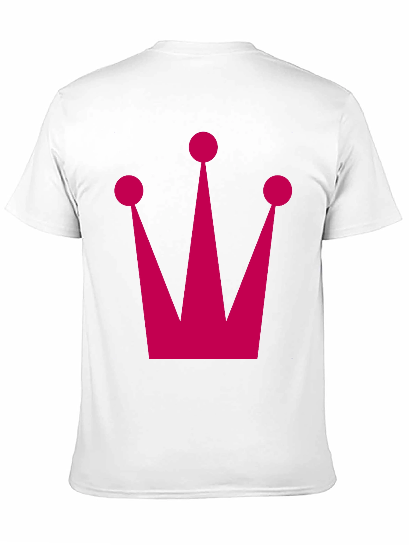 Crown Graphic Tee - Pink Graphic on Black