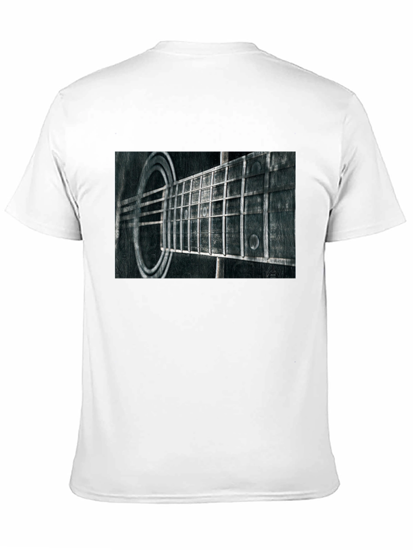 Guitar Fretboard Graphic Tee - Black
