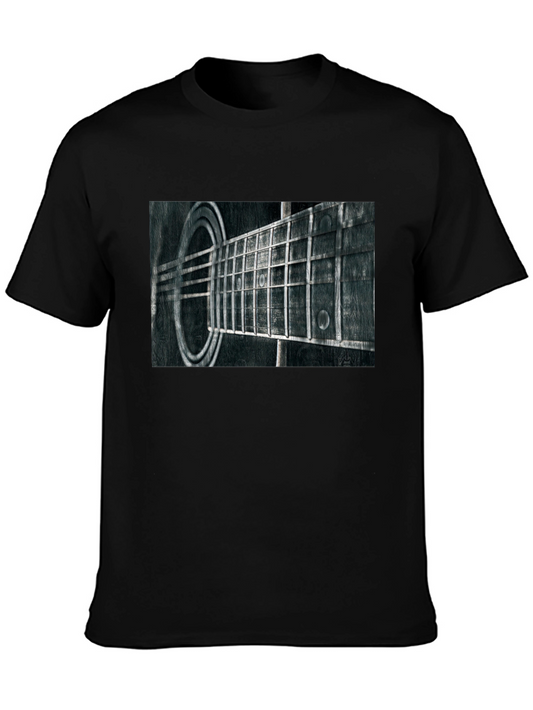 Guitar Fretboard Graphic Tee - Black