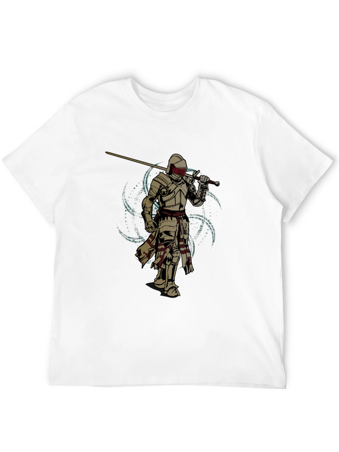 Knight Sword Graphic Tee - Black